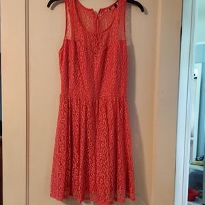 Coral dress - Small